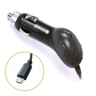 Ładowarka samochodowa micro USB 2400 mA